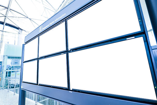 blank flight information board - 專注數字標牌信息發布系統研發 個照片及圖片檔